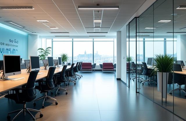 Modern office space of ChannelBridge Technologies in Manchester